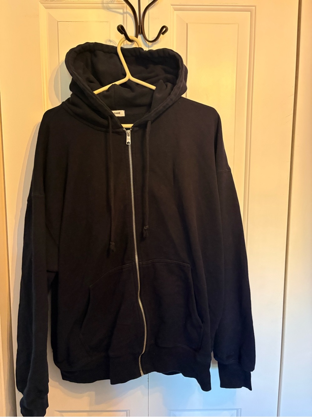 Garage Navy Full Zip Hoodie